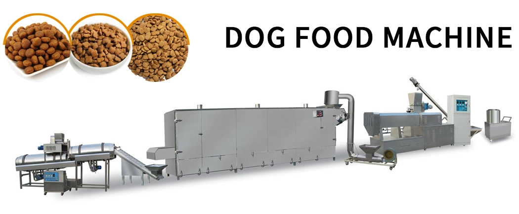 Dry Pet Cat Dog Food Fish Feed Extruder Equipment Plant Animal Pet Dog Food Pellet Production Line Machine