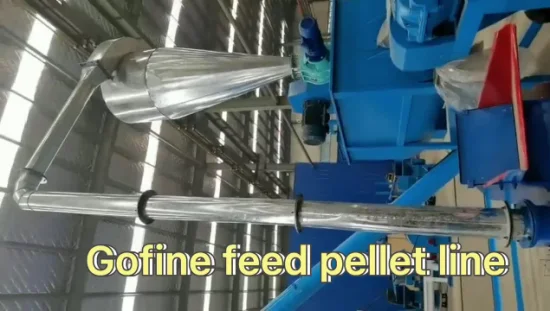 Linea di produzione di mangime per bestiame, impianto di produzione di pellet