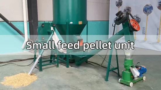 Impianto completo CE a basso costo per affondamento di pellet di mangime per pesci da 1 tonnellata / ora
