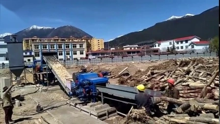 Cippatrice a tamburo per frantoio per macchine agricole da 3-20 tph che taglia vari legni